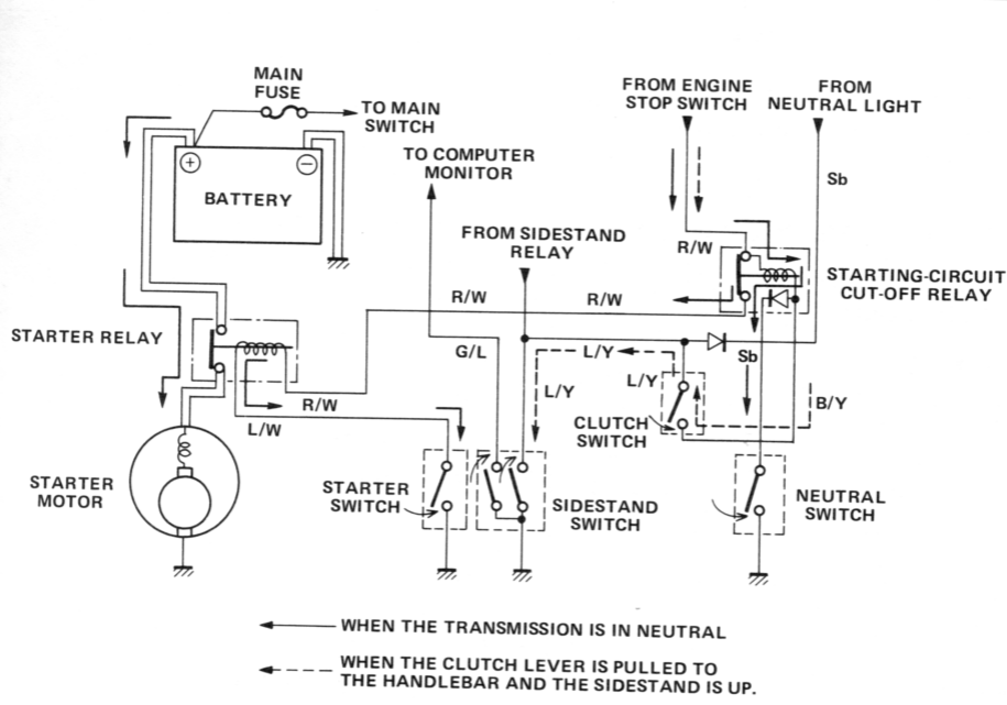 Chapter 6, ELECTRICAL  Yamaha Xj750 Maxim Wiring Diagram    www.xjcd.org